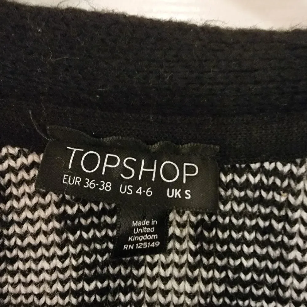 Topshop Zebra Leopard Mix Print Cardigan size 4 - 6 - Picture 6 of 7